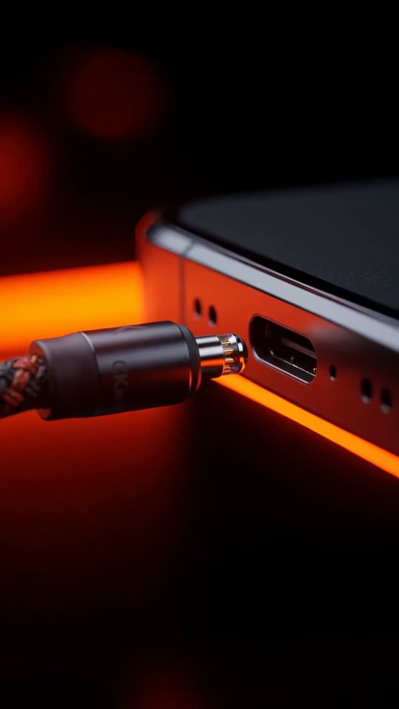 Styled product image of JOYROOM 3-in-1 Magnetic Charging Cable