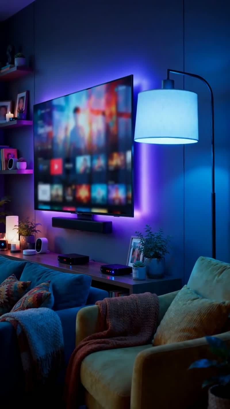 Styled product image of Feit Electric Smart RGBW Bulb
